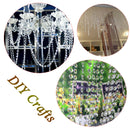 100X AB CRYSTAL GLASS OCTAGONAL Spacer BEAD DIY CHANDELIER PART SUNCATCHER