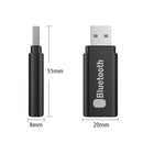 2 in 1 3.5mm Jack USB Wireless Bluetooth 5.0 Audio Transmitter Receiver Adapter