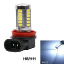 1Pc Super Bright H8/H11 33-LED White Car Fog Light Headlight Driving Lamp Bu%!
