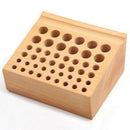 46 Holes Leather Diy Tool Set Solid Wood Storage Table Rack Tool Rack Leath
