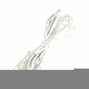 White Male 6P2C RJ11 Plug Telephone Fax Modem Line Cable, 14M for Landline Z8S5