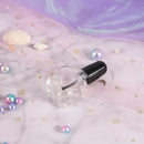 Empty Cosmetic Containers Nail Clear Glass Bottles With Brush Nail Polish BotJâ„–[