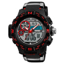 Skmei Men'S Watch Outdoor Dual Display Sports Watch Fashion Casual 50M Wate E3J2