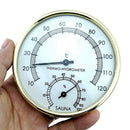 Stainless Steel Thermometer Hygrometer for Sauna Room Temperature Humidity KEO