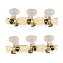 2 X Machine Head With Fixing Screws And Clamps Tuning For Electric Bass Guitar