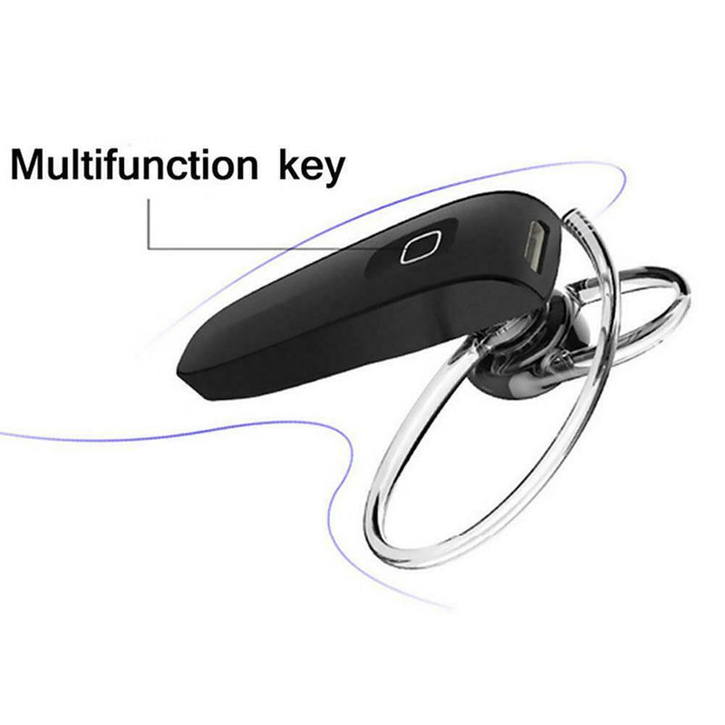 B1 Bluetooth Headset Wireless Noise Reduction w/Mic Handsfree Earbud Earphone
