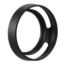 Black 46mm Metal Lens Hood for 25mm F1.4 35mm F1.6 50mm F1.8 mirrorless E3F3