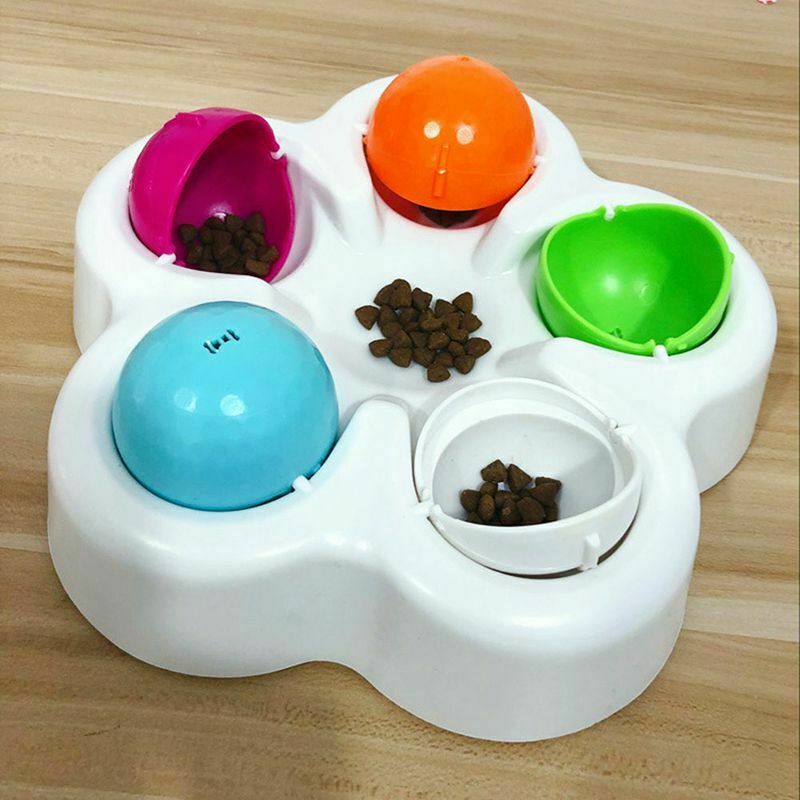 Funny Pet Toys Cat Crazy Ball Disk Interactive Amusement Plate Pet Cat IQ T B8Q3