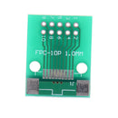 1Pcs 10-Pin 0.5mm FFC FPC to 10P DIP 2.54mm PCB Converter Board Adapter newT .ES
