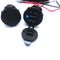 Dual 2USB outlet 2.1A port socket charger for car boat motorcycle 12voltlj