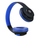 TC-555 Stereo Wireless Bluetooth Headphone Over-Ear Folding Headset (Blue)