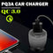 PQ3A Quick Charge 3.0 Car Charger 36W 2 Port USB Fast Charging Adapter for Phone