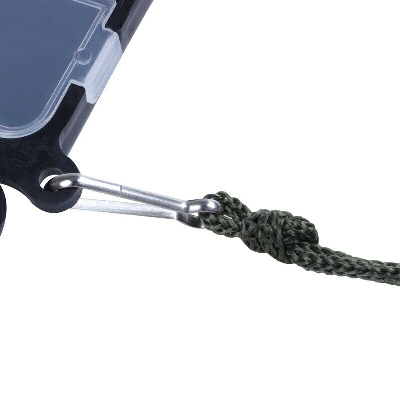 Portable 9 Compartments Fishing Lures Box Spoon Hooks Baits Tackle Hook Cas