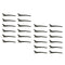 24 Pack Women Hairdressing Salon Sectioning Clamp Hair Clips Hairpins Grip Black