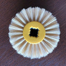 1 Pcs 120x100x19Mm Sisal Bristle Polishing Waxing Wheel Brush For Annatto R
