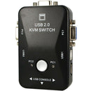 Usb 2.0 Kvm Switch 2 Port Usb Switcher 1920*1440 Vga Svga Switch Splitter B V9O4