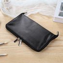 Cosmetic Storage Bag Portable PU Leather Travel Handbag Makeup Tool Storage A