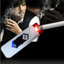 USB Rechargeable Flameless Cigar Cigarette Smoke Electronic Lighter No Gas lj
