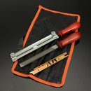 5Pcs/Set Chainsaw Sharpening Filing Kit 5.2Mm File Fits For Stihl 3/8 Pro C