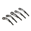 5pcs Ultralight Fishing Rod Tip Tops Rings Guides Tip Repair Kit DIY Top Eye