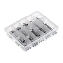 100x Mixed Fishing Brass Clamping Sleeves Corrosion-resistant