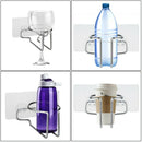 Bath & Shower Cup Holder Caddy Wine Cup Holder Beverage Rack Cans Shelf
