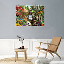 5D DIY Full Round Drill Diamond Painting Relax Pond Cross Stitch Embroidery