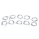 10set Violin Strings Set Steel Core E A D G Replacement Violin Parts Accesso S3C