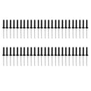 Aluminum Pop Rivets Blind Rivets Dome Head Open End M3.2x16 (50 Pack)