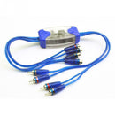 Universal 4 Channel RCA Input Output Ground Loop Isolator Line Sound Elimin