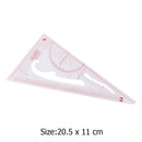 DIY Costume Sewing Tools Patchwork Ruler Stationery Multifunction Hand Tool A