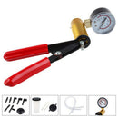 16PCS Manual Vacuum Pump Automotive Vacuum Test Tool Kit Hand Held Vacuum G