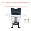 25mm Universal Oval Stainless Steel Boat Transom Drain Bung Nylon Captive Plug