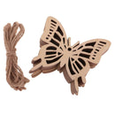 10Pcs Wooden BUTTERFLY Cardmaking Scrapbooking Craft Embellishment Wedding