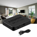 HDMI Splitter 1 x 2, 1 Input 2 Output HDMI Amplifier Switcher Box Hub Suppo H9N5