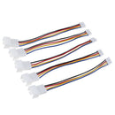 2Pcs Universal small 4 Pin to 3pin 4pin fan PWM connector extension cable LJ
