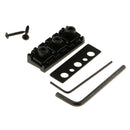 Plastic Black Plastic Electric Guitar Tremolo String Locking Nut with Screw