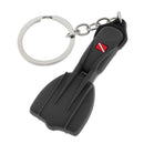 Novelty Mini Diving Fins Key Chain Holder Dive Flipper Keyring Bag Tag Black