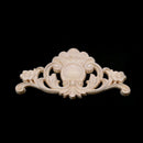 1X Exquisite Classic Rubber Wood Carved Applique Retro Furniture Craft Deco