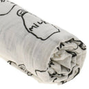 Cotton Lange New born Swaddle Blanket Sleeping bag 110 cm x 110 cm - Milk Y6P4