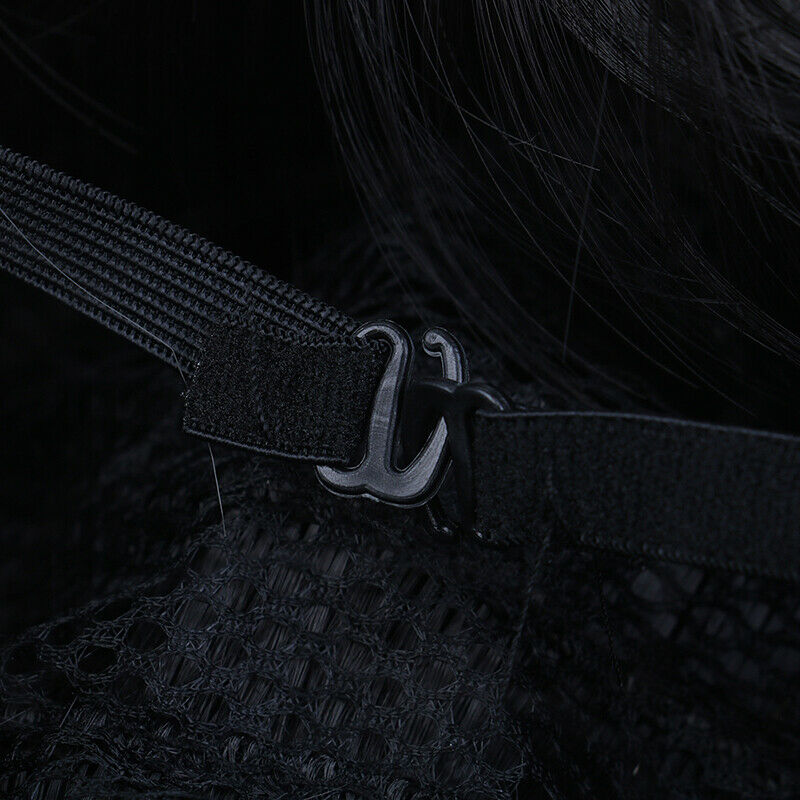 Short Bob Wigs Black Wig for Women with Bangs Straight Synthetic Wig Natural 3C