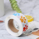 500pcs Dog Cat Bear Paw Labels Stickers of 6 Colors Sealing Label DecorativSEAU