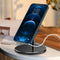 Wireless Charger Holder Magnetic Rotating Stand for iphone12 Black