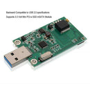 mSATA SSD Adapter To USB 3.0 Adapter, Use as Portable External Flash Drive