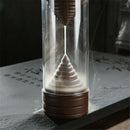 1X(Time Hourglass Ceramic Backflow Incense Holder Incense Burner Windshield