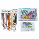Rabbit Grass Pattern Stamped Cross needle Counted Kit for Lady Woman D6E2