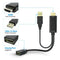 HDMI 1.4 to DP DisplayPort 1.2 Adapter Converter Cable 1080P UHD 4K with USB