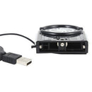 Mini Flexible Vacuum Air Extracting LED USB Cooler Cooling Fan For Notebook %o
