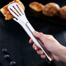 Stainless Steel Steak Salad Bread BBQ Buffet Roast Food Tongs Clip Kitchen ZHV