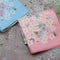 2 Pack Women Ladies Cotton Handkerchiefs Floral Print Elegant Pocket Hanky